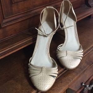 Banana Republic ankle strap heels